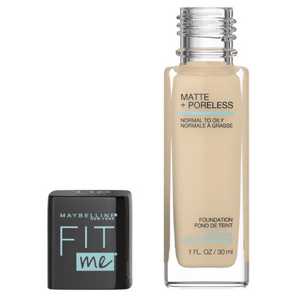 Maybelline Fit Me Matte & Poreless Mattifying Liquid Foundation Light Beige 118