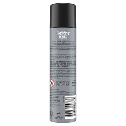 Rexona Men Clinical Protection Antiperspirant Aerosol Clean Scent 180ml