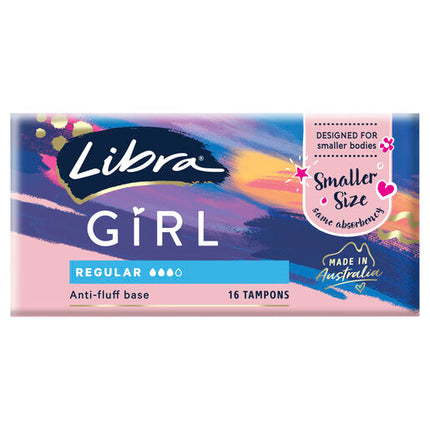 Libra Girl Regular Tampons 16 Pack