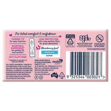 Libra Girl Regular Tampons 16 Pack