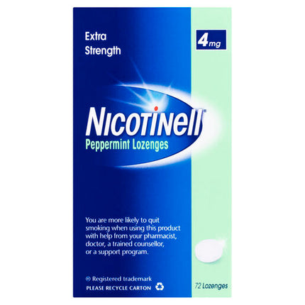 Nicotinell Lozenge Mint 4mg 72 Pack