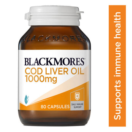 Blackmores Cod Liver Oil 1000mg 80 Capsules