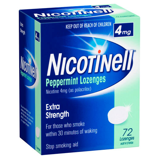 Nicotinell Lozenge Mint 4mg 72 Pack