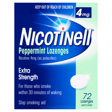 Nicotinell Lozenge Mint 4mg 72 Pack