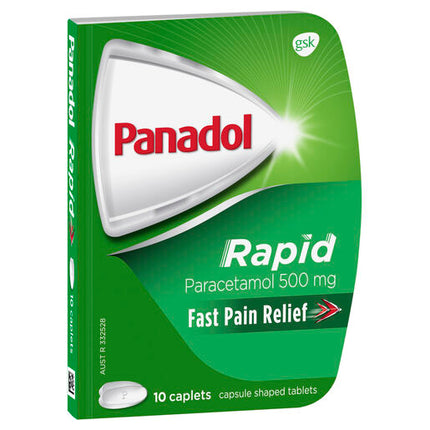 Panadol Rapid 500mg 10 Caplets