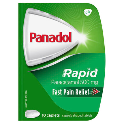 Panadol Rapid 500mg 10 Caplets
