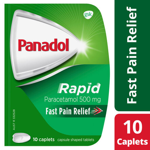 Panadol Rapid 500mg 10 Caplets