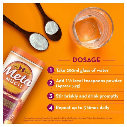 Metamucil Daily Fibre Supplement Natural Granular 114 Doses