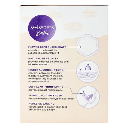Swisspers Absorbent Nursing Pads 20 Pack