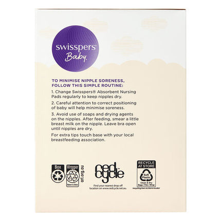 Swisspers Absorbent Nursing Pads 20 Pack