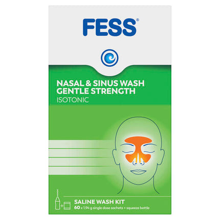 Fess Sinu-Cleanse Gentle Cleansing Daily Wash Kit 60 Pack