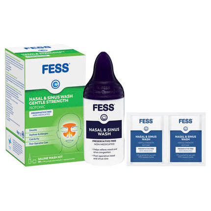 Fess Sinu-Cleanse Gentle Cleansing Daily Wash Kit 60 Pack