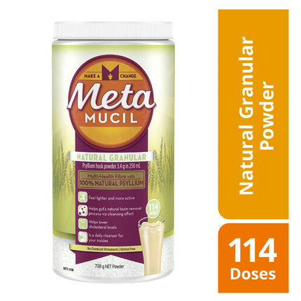 Metamucil Daily Fibre Supplement Natural Granular 114 Doses