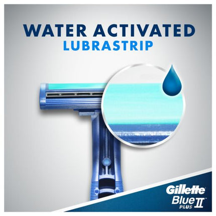 Gillette Blue II UltraGrip Pivot Disposable Shaving Razor 5 Pack