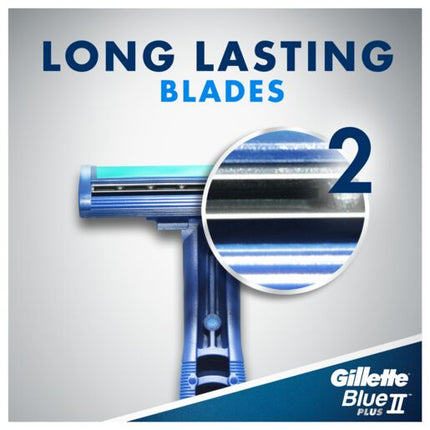 Gillette Blue II UltraGrip Pivot Disposable Shaving Razor 5 Pack