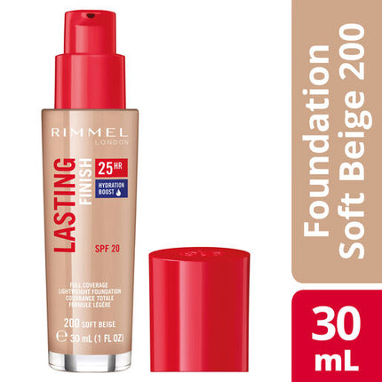 Rimmel Lasting Finish Foundation 25HR 200 Soft Beige