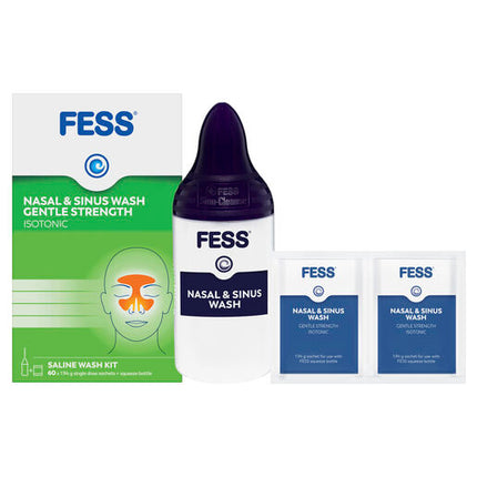 Fess Sinu-Cleanse Gentle Cleansing Daily Wash Kit 60 Pack