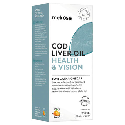 Melrose Omega Cod Liver Oil 500mL