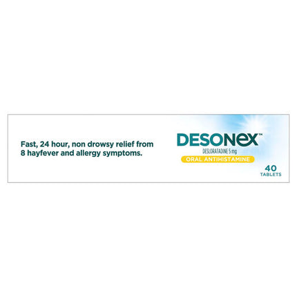 Desonex Antihistamine Hayfever & Allergy Relief 40 Tablets