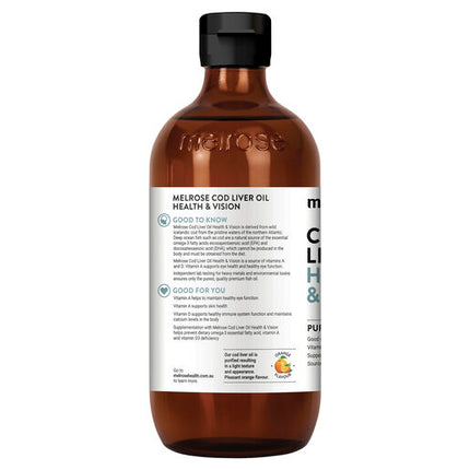 Melrose Omega Cod Liver Oil 500mL