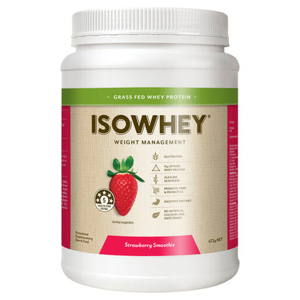IsoWhey Strawberry Smoothie 672g