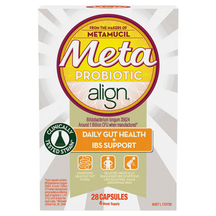 Meta Align Daily IBS Probiotics 28 Capsules