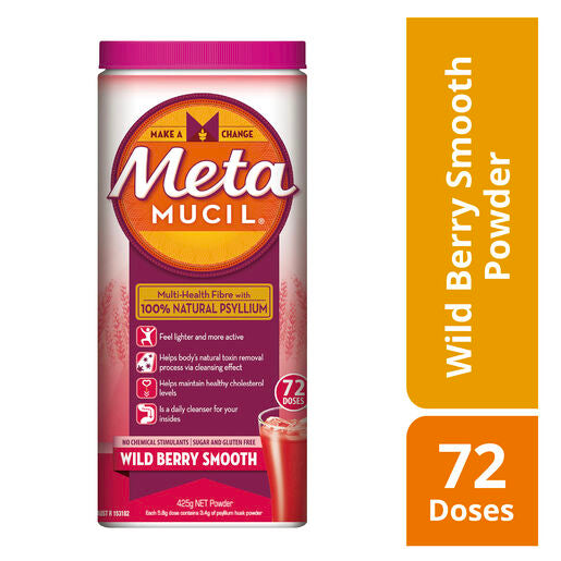 Metamucil Wild Berry Smooth 72 Doses