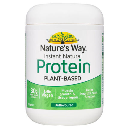 Nature's Way Instant Natural Protein Plant-Based Unflavoured 375g