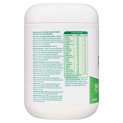 Nature's Way Instant Natural Protein Plant-Based Unflavoured 375g