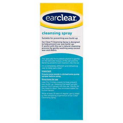 EarClear Cleansing Spray 100mL – Prevents Ear Wax Build-up & Keeps Ears Clean