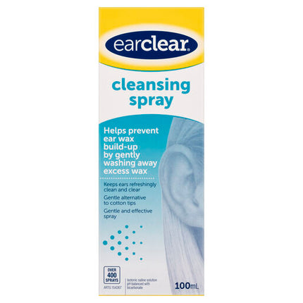 EarClear Cleansing Spray 100mL – Prevents Ear Wax Build-up & Keeps Ears Clean