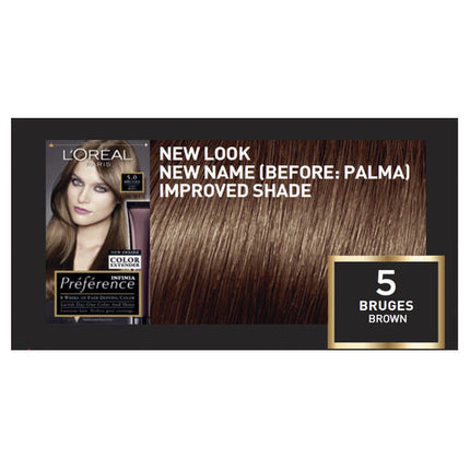 L'Oréal Paris Préférence Permanent Hair Colour - 5 Bruges (Light Brown)