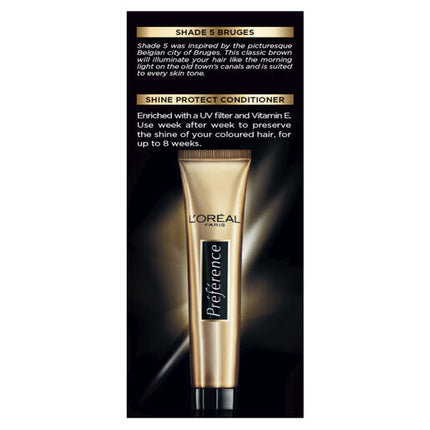 L'Oréal Paris Préférence Permanent Hair Colour - 5 Bruges (Light Brown)
