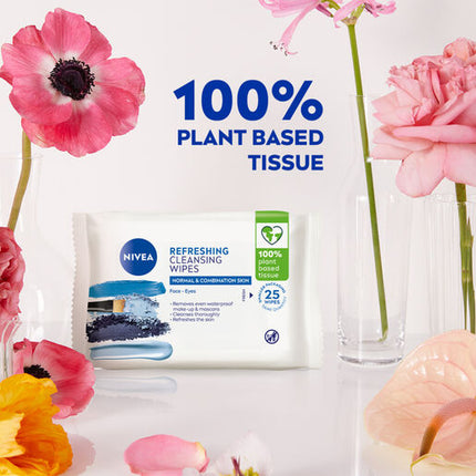 Nivea Soft Refreshing Cleansing Wipes 25 Pack