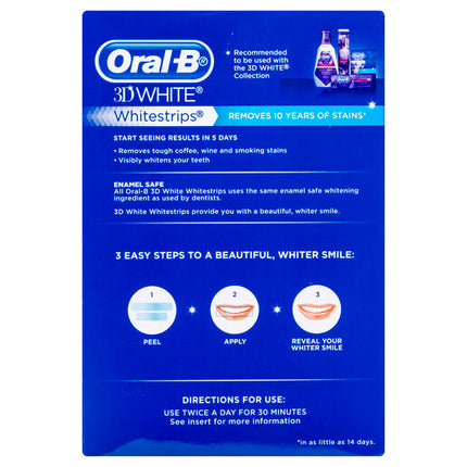 Oral B 3D White Whitestrips 28 Treatments