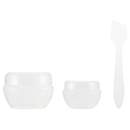 Manicare Cosmetic Jars with Spatula 2 Pack