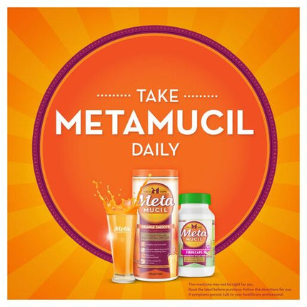 Metamucil Daily Fibre Supplement Lemon Lime Smooth 114 Doses