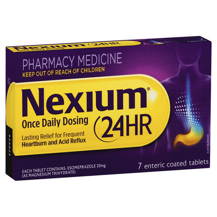 Nexium 24Hr 20mg 7 Tablets