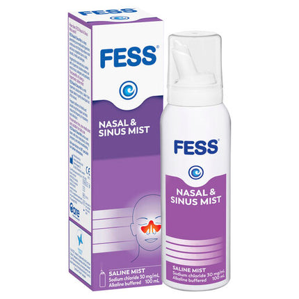 Fess Sinu-Cleanse Congestion Relief Nasal & Sinus Mist Original 100mL