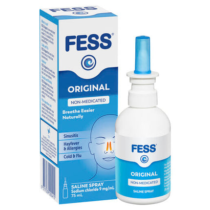 Fess Nasal Saline Spray Original 75mL