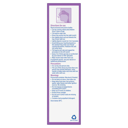Fess Sinu-Cleanse Congestion Relief Nasal & Sinus Mist Original 100mL