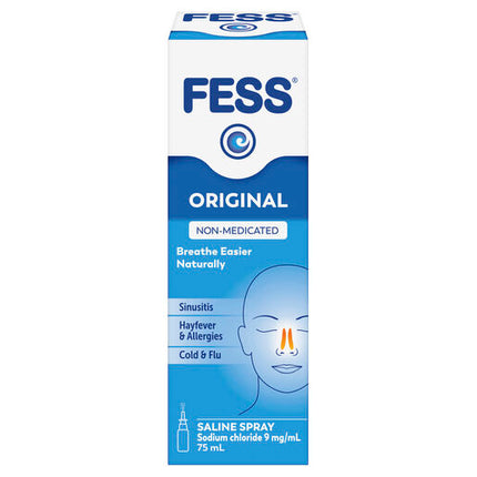 Fess Nasal Saline Spray Original 75mL