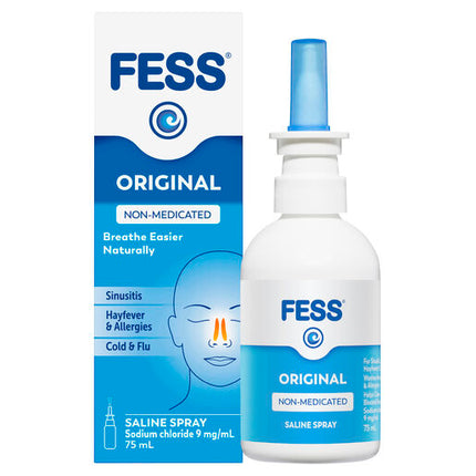 Fess Nasal Saline Spray Original 75mL