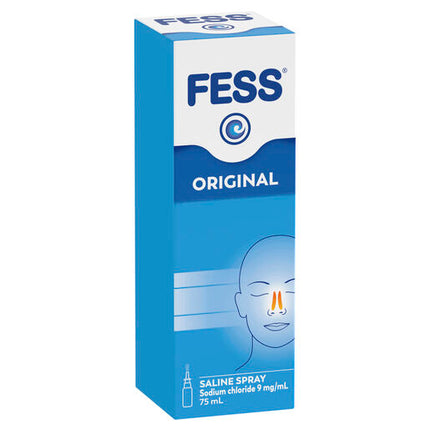 Fess Nasal Saline Spray Original 75mL