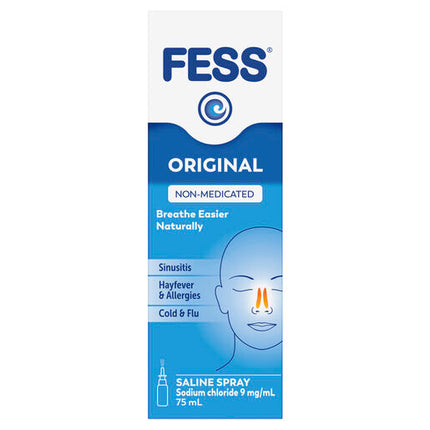 Fess Nasal Saline Spray Original 75mL
