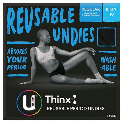 U by Kotex Thinx Period Undies Bikini Regular Size 10