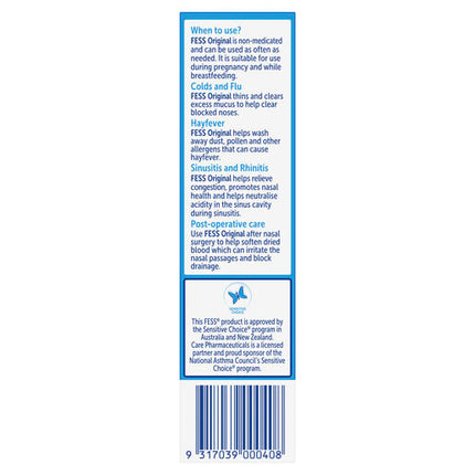 Fess Nasal Saline Spray Original 30mL