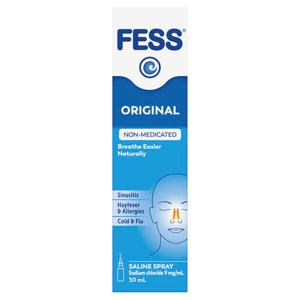 Fess Nasal Saline Spray Original 30mL