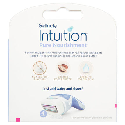 Schick Intuition Pure Nourishment Refill Cartridges 3 Pack