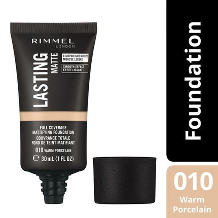Rimmel Lasting Matte Finish Foundation 010 Warm Porcelain